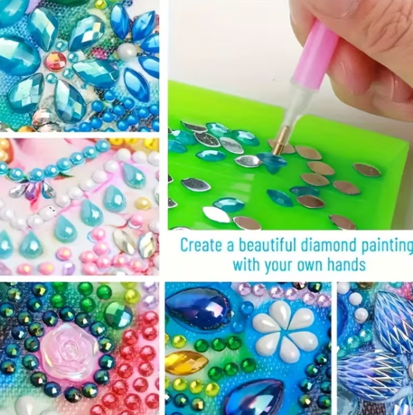 Diamond Painting Frosch Familie